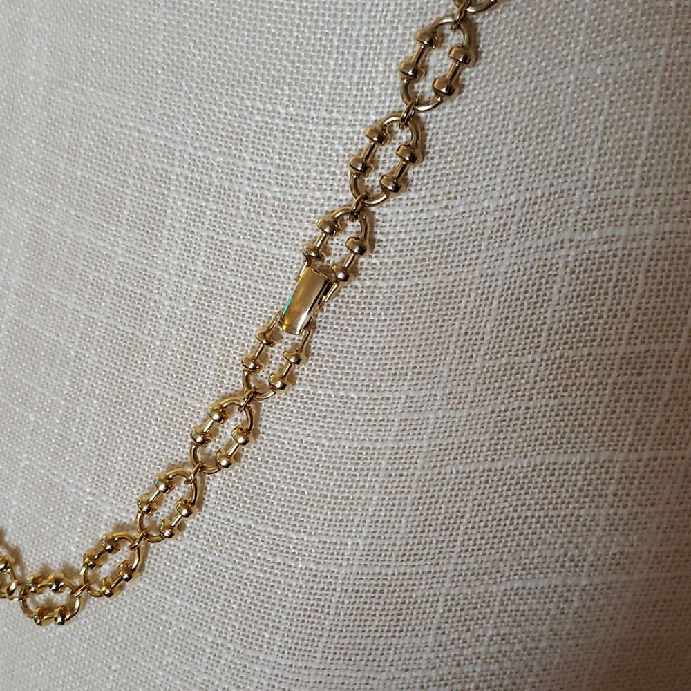 Vintage 1978 AVON Versitile Links Gold Chain Necklace and Bracelet Set - Picture 2 of 8